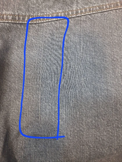 مانتو جین زارا ( دارای ایراد جزیی )