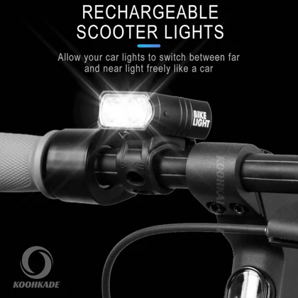 چراغ جلو شارژی دوچرخه 1000 لومن مدل T6 LED