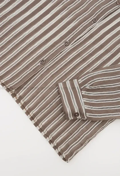 شومیز شیشه ای راه راه کد1005785