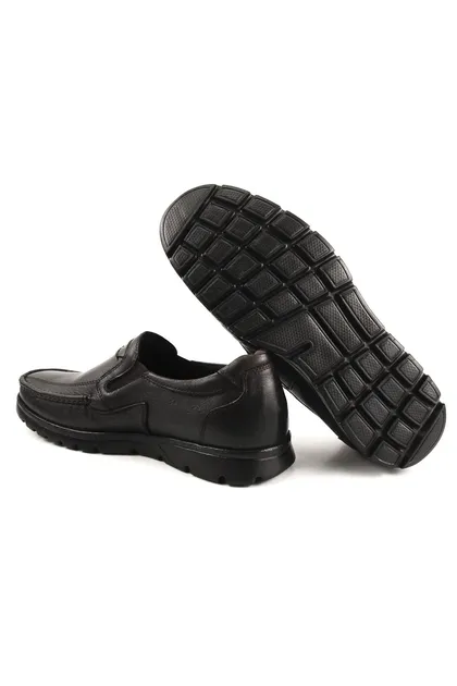 کفش چرمی مردانه Zeke-h Comfort مشکی MFRM326080118G0-81