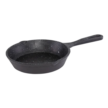 ماهیتابه تک دسته چدن سایز 16 پرانی کد 9010