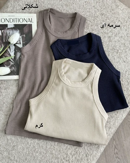 تاپ کرکره ای یقه گرد کد 30207