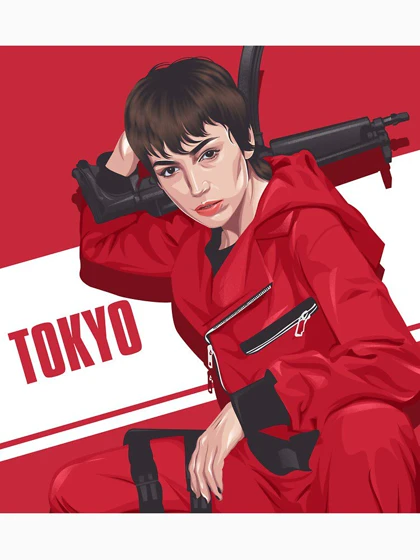 تیشرت کلاسیک سرقت پول | Money Heist Tokyo کد 243968