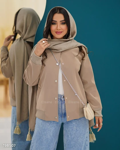 بامبر جکت چرم سیلیکونی ( کت کوتاه)