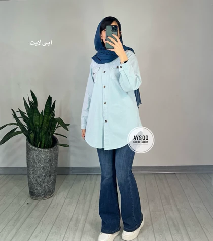 مانتو مداد رنگی پسته (ایراددار)