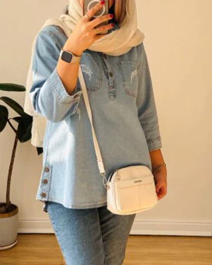 تونیک جین سه دگمه
