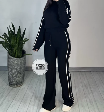 ست بلوز شلوار بافت