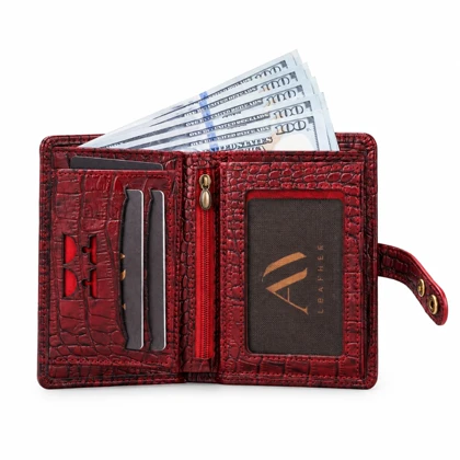 کیف زنانه چرم طبیعیroyal core قرمز