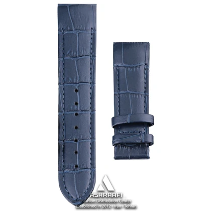 بند چرم سورمه‌ای 22-Watch Strap DB