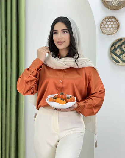 شومیز ساتن آتوسا(73)کد:4654
