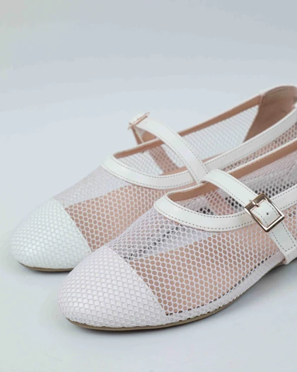 1625 - صندل توری تخت جلو گرد1625