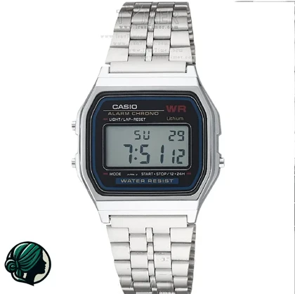 ساعت مچی دیجیتال کاسیو مدل A168WGG-1B با بند استیل