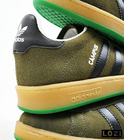 کفش کتانی مردانه سبز ADIDAS Campus