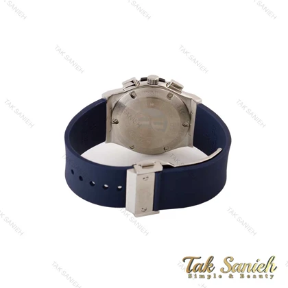 ساعت هابلوت مردانه سه موتوره نقره ای سرمه ای Hublot-4900-G