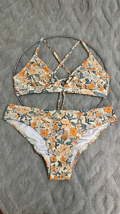 مایو دو تکه بیکینی کاپشه انگلیس کد CAA12A4F204MD