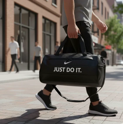 ساک ورزشی نایکی مدل Just do it-مشکی