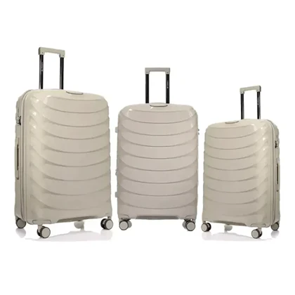 چمدان نشکن هادایز مدل HADIZE - HZD185 SERIES POLYPROPYLENE سری 3 عددی (همراه با کاور هدیه)