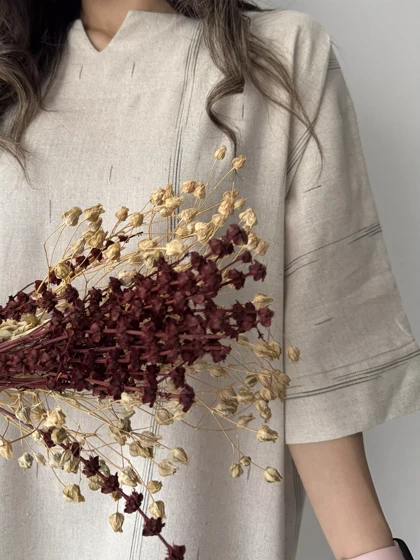 پیراهن مانتویی مزونی