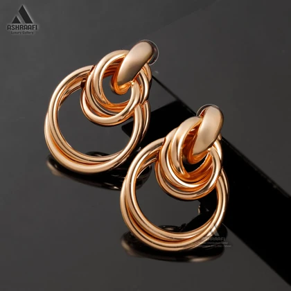 گوشواره بزرگ پیچی Women Earrings G1