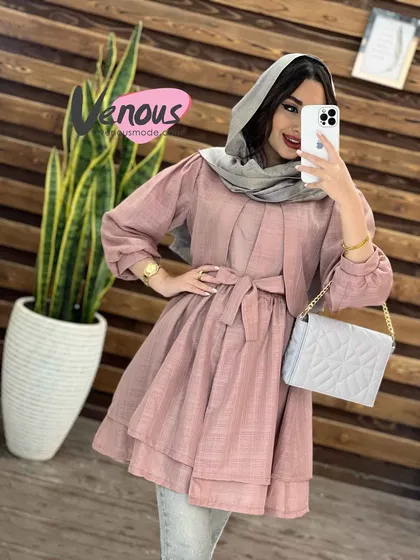 مانتو نازلی ژیله دار
