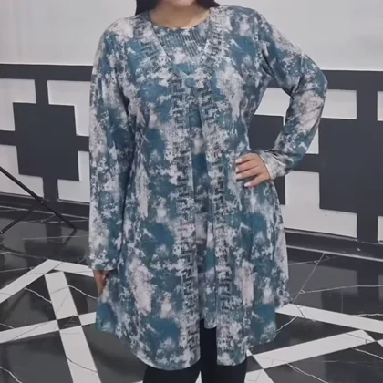 تونیک زنانه دو تیکه کریشه عیدانه
