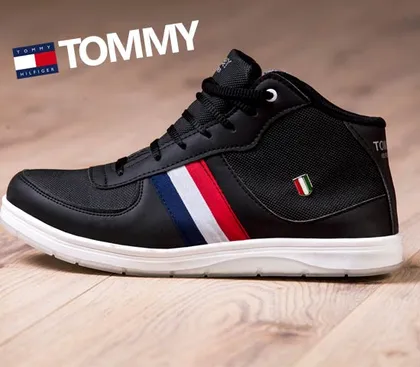 کفش مردانه ساق‌دار مدل (مشکی) Tommy