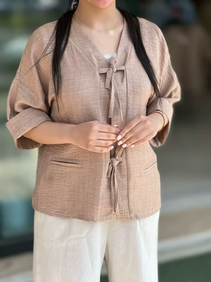 شومیز جلوگرهی کد 845