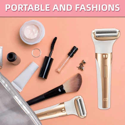 ست اصلاح موی بدن و صورت بانوان 4کاره شارژی و قابل شستشو DSP مدل 70413