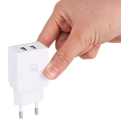 شارژر دیواری 10 وات یوسامز USAMS مدل CC090 دو پورت