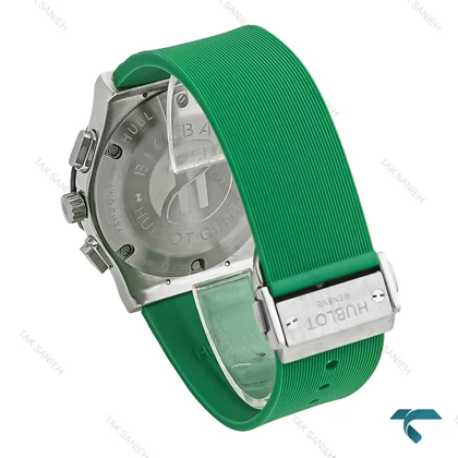 ساعت هابلوت مردانه سه موتوره سبز قاب سیلور Hublot-7267-G