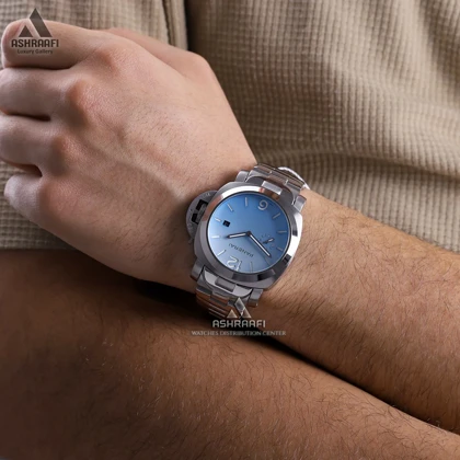 ساعت پنرای صفحه آبی Panerai Luminor Due Pastello-BS