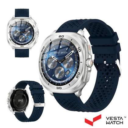 ساعت مچی هوشمند سوئیس میلیتاری SWISS MILITARY مدل SM-WCH-DOM7-SILF-BLUS