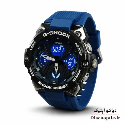 ساعت مچی پسرانه دو زمانه برند جی شاک مدل G1262 بند رابر