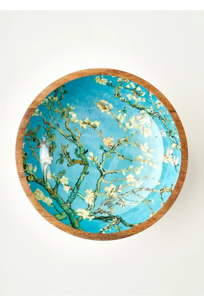 کاسه Bella Maison مدل Van Gogh Almond Blossom Mango - فیروزه‌ای