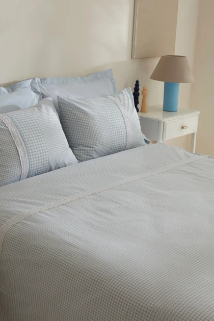 سرویس روتختی دو نفره Karaca Home مدل Luisa پنبه - آبی