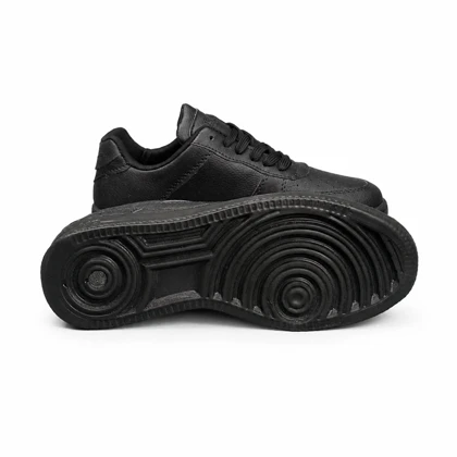 کفش کتانی مردانه زنانه و بزرگ پا مدل ایرفورس مشکی Nike Air Force