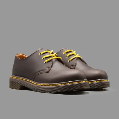 کفش دکتر مارتینز 1461 کریزی هورس آکسفورد قهوه ای Dr.Martens 1461 Crazy Horse Oxford Brown