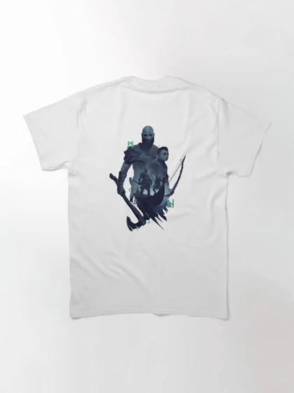 تیشرت طرح The Journey Begins - God of War گاد اف وار کد 10233