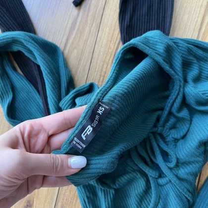 بلوز زنانه مدل کبریتی جلو گره‌ای FB Sisters