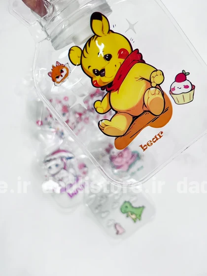 کیسه آب گرم سایز کوچک شفاف فانتزی
