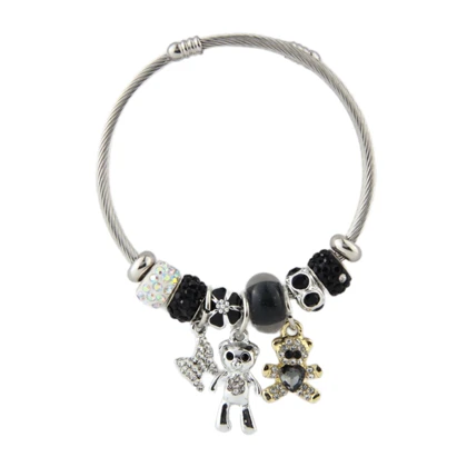 دستبند دخترانه مدل پاندورا تدی