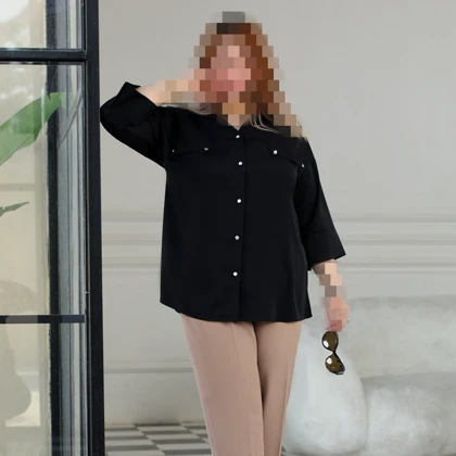 شومیز سایزبزرگ مدل شراره