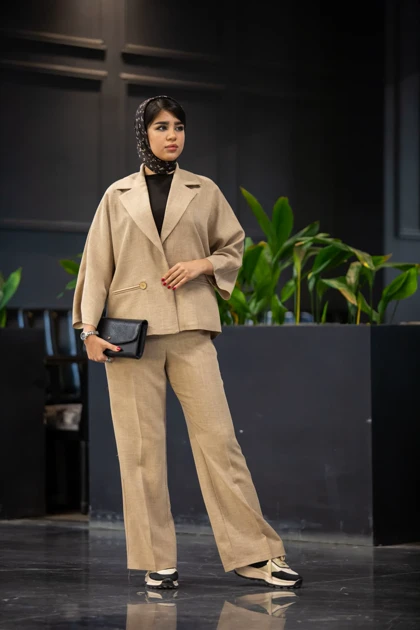 مانتو شلوار صوفیا جیب فیلتاب