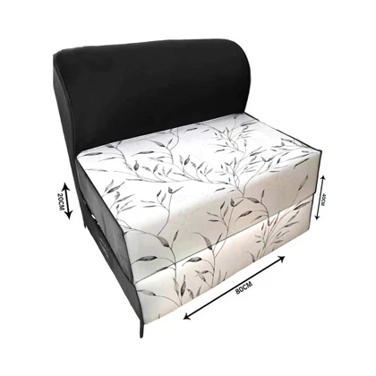 کاناپه تخت شو یک نفره شاخ و برگ مینیمال مدل M1125