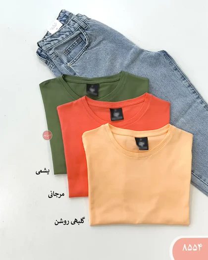 تیشرت کراپ باکسی 8554