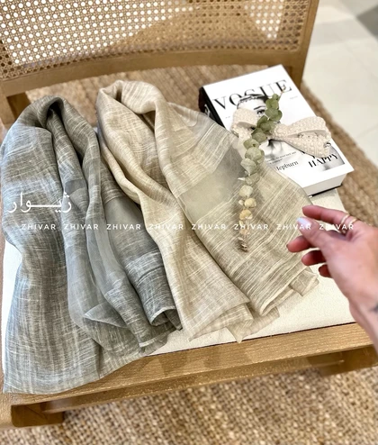شال ساده حریر ویسکوز