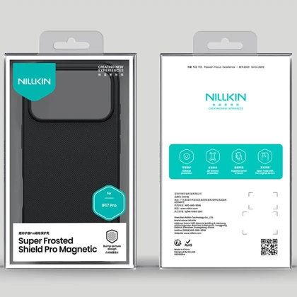 قاب مگ‌سیف آیفون 17 پرو نیلکین Nillkin Super Frosted Shield Pro Magnetic