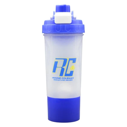 شیکر ورزشی دو تیکه رونی کلمن مدل Ebi شفاف درب پیجی ظرفیت 0.7 لیتر