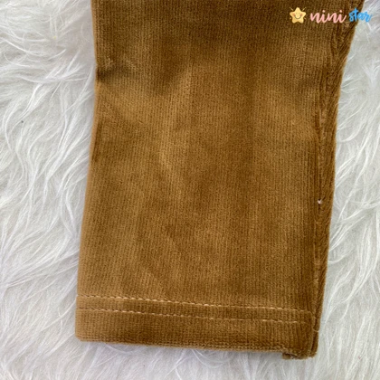 شلوار ساپورت مخمل کبریتی دخترانه