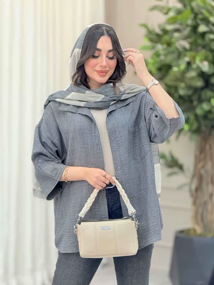 شومیز آستین پاگن ثمین